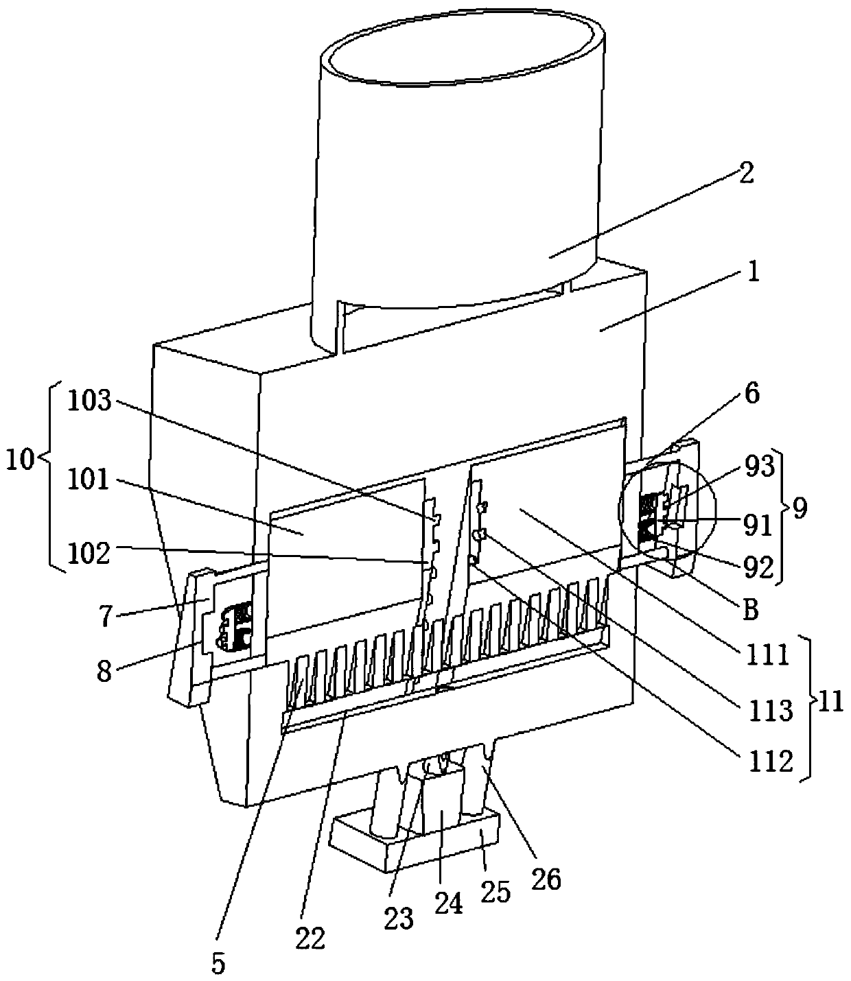 Automatic cleaning device for range hood