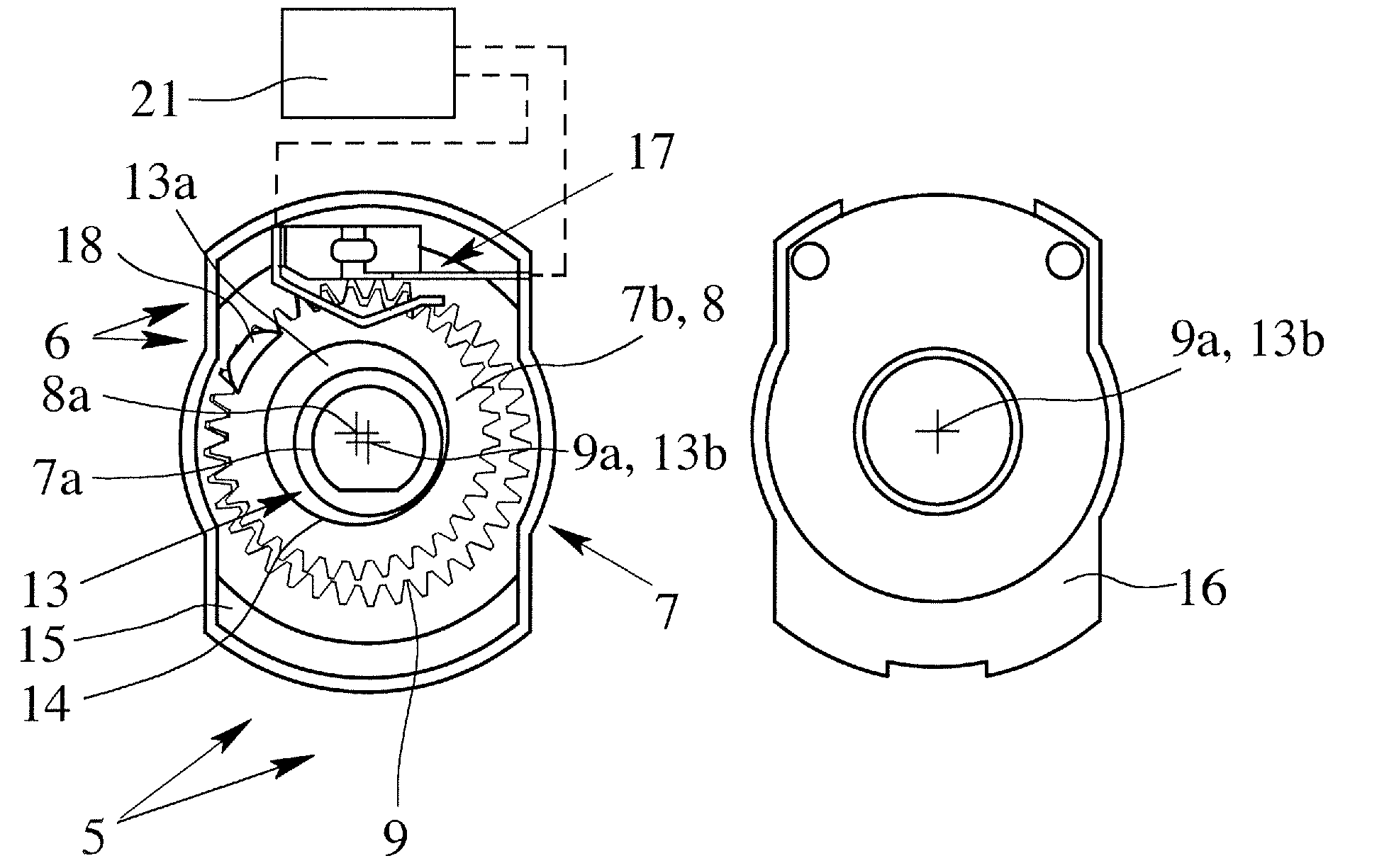 Position detection arrangement for a moveable functional element which can be positioned motor-driven in a motor vehicle