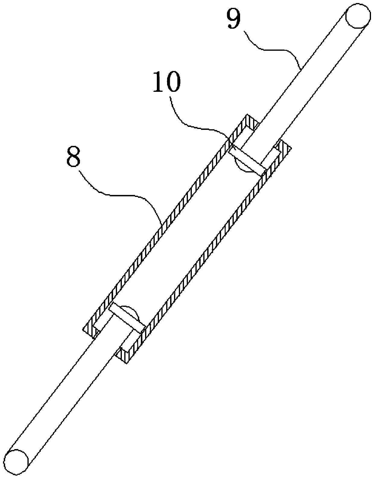 Melting device for metal casting based on liquid level equal altitude