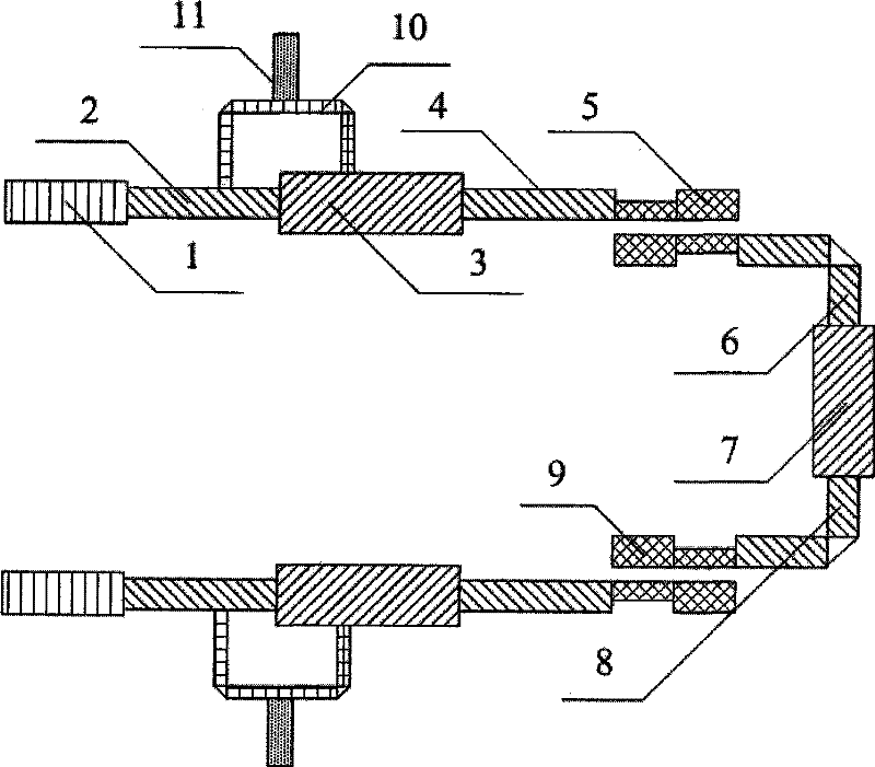 A three frequency band filter based on parallel coupled line structure