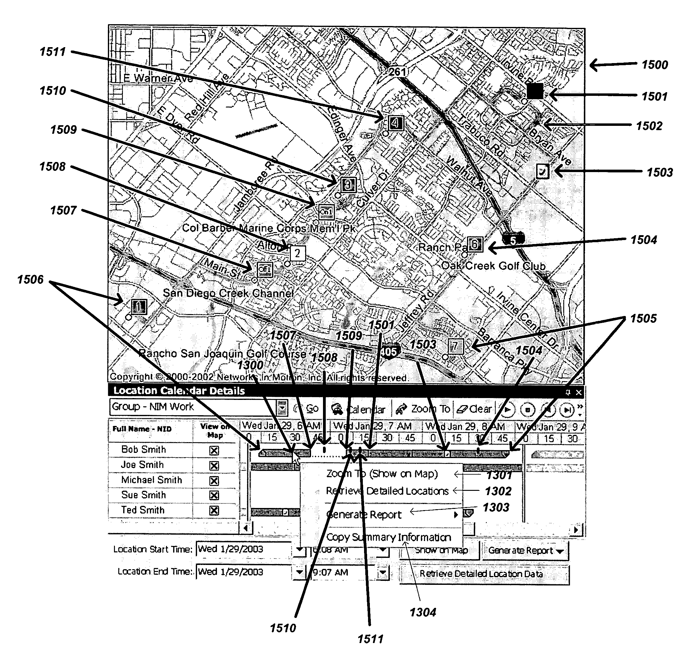 Method and system for saving and retrieving spatial related information