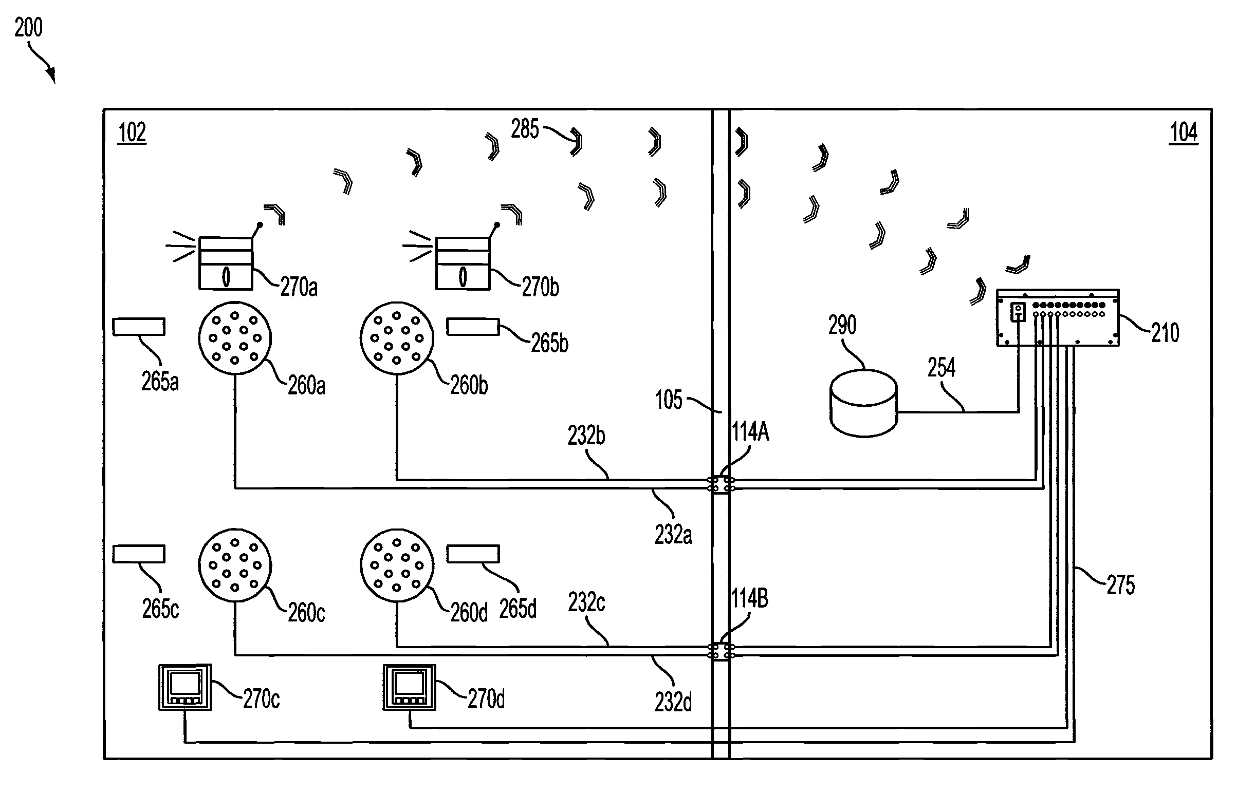 Programmable logic controller-based control center and user interface for air sampling in controlled environments