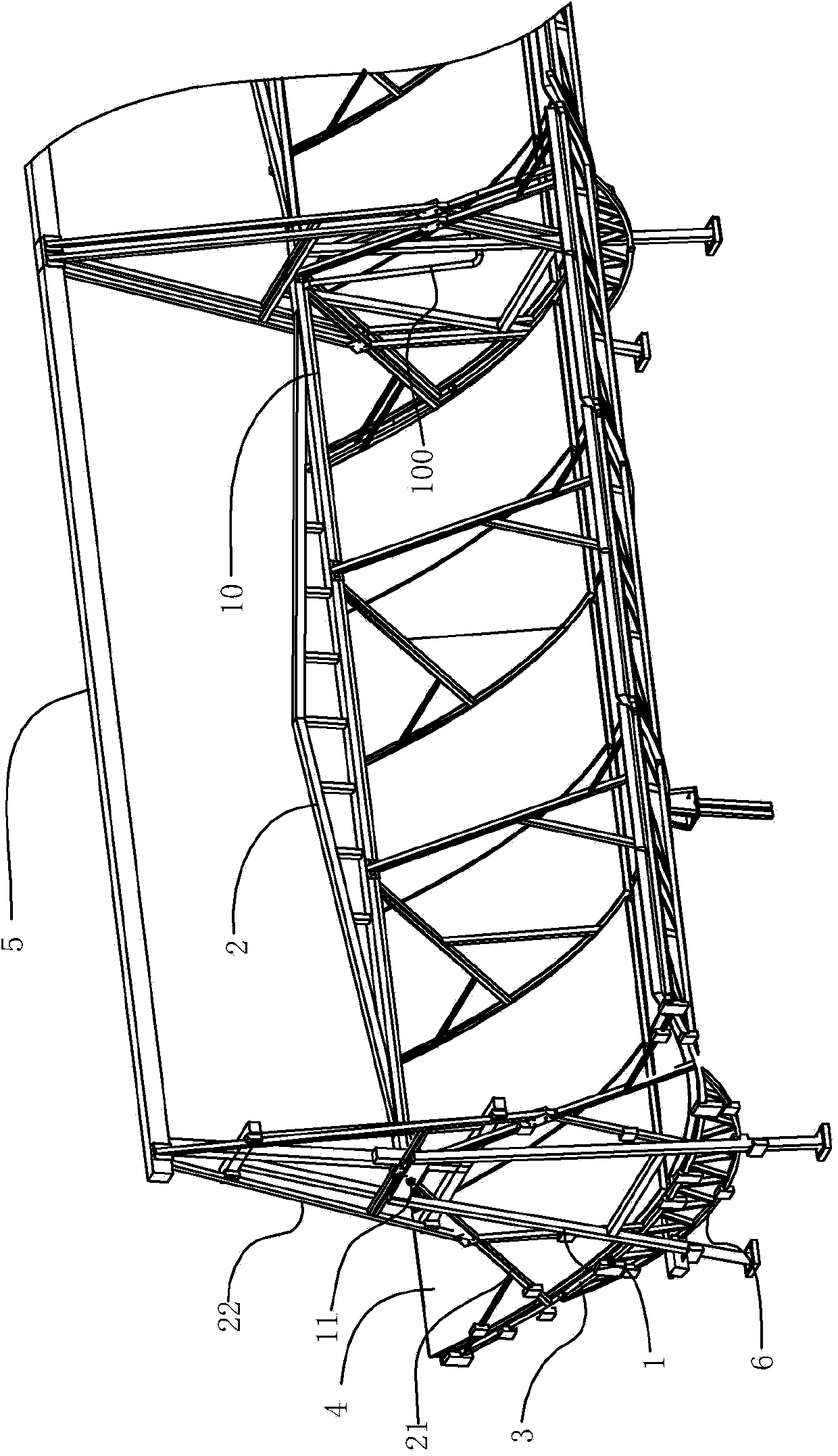 Frame and solar heat collection device with same