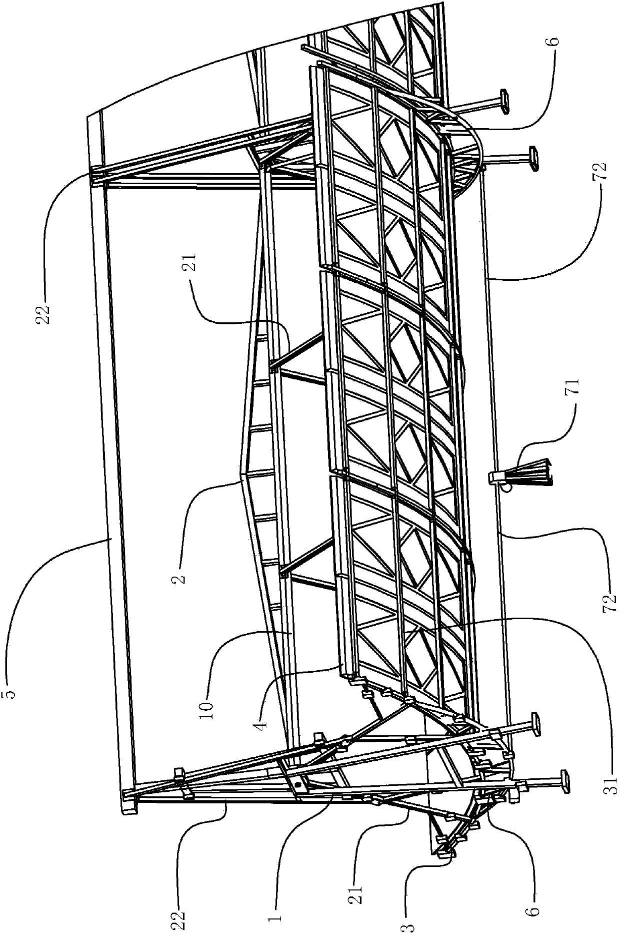 Frame and solar heat collection device with same