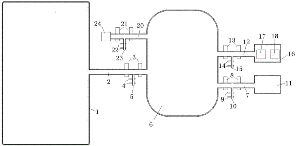 Helium processing device of high yield neutron generator