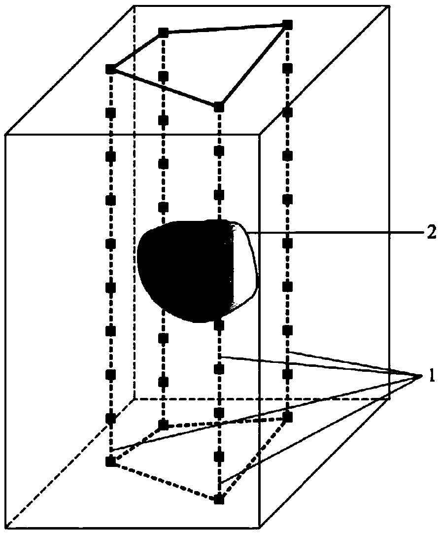 Three-dimensional cross-hole electrical resistivity CT imaging method suitable for any hole distribution of urban environment