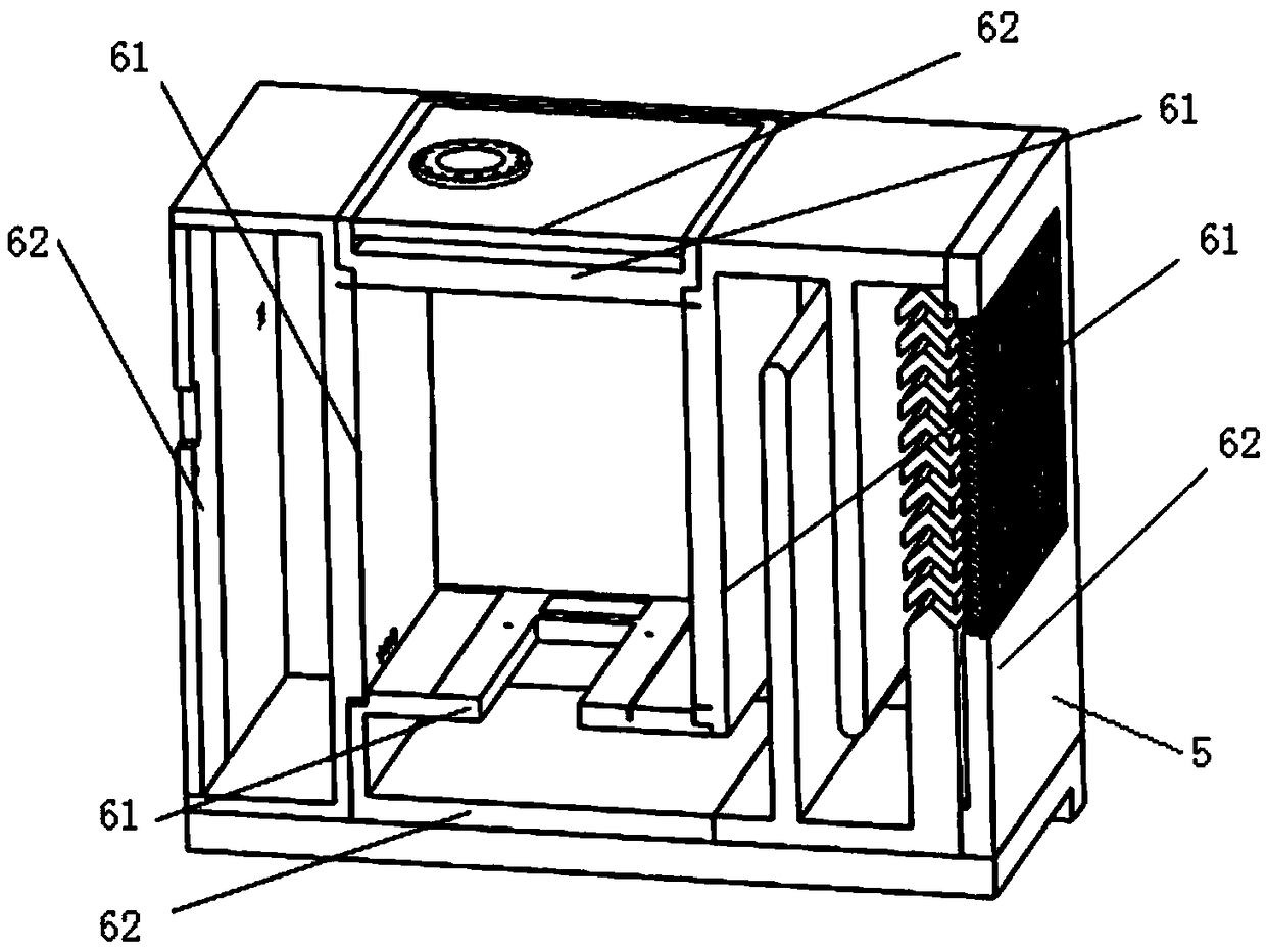 Modular box-type assembly-structure low-noise cabinet