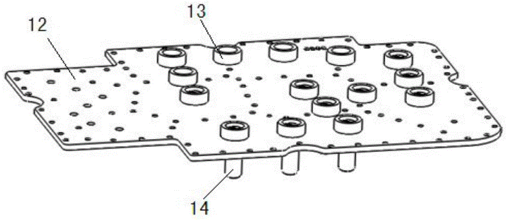 Filter automatic debugging system on the basis of flexible transmission device