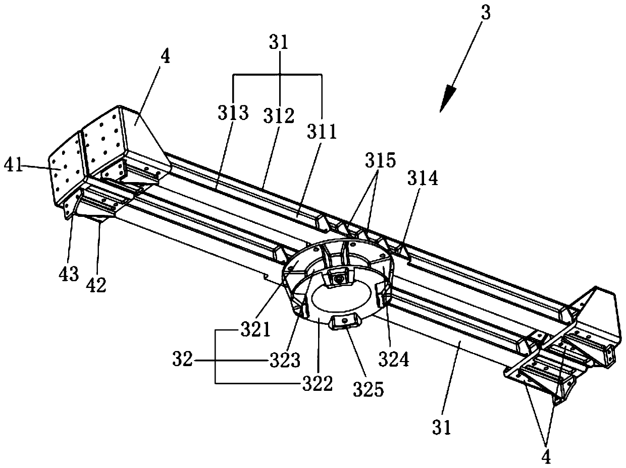 Carrier rocket tail sub-stage structure