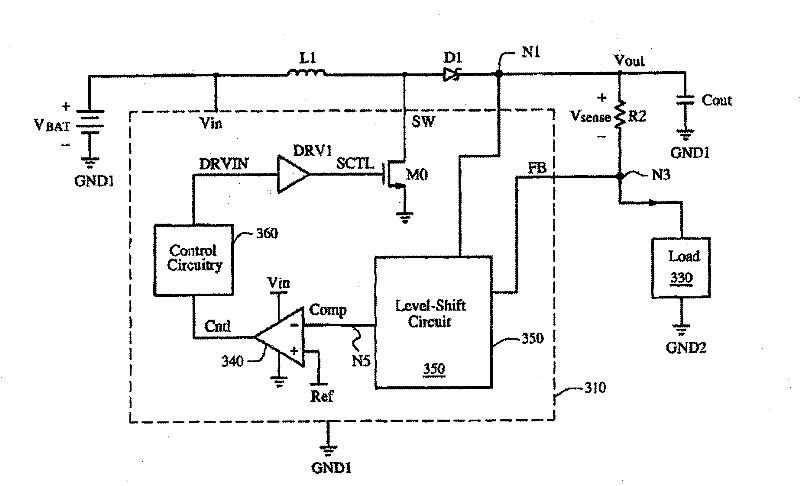 Constant current source control circuit