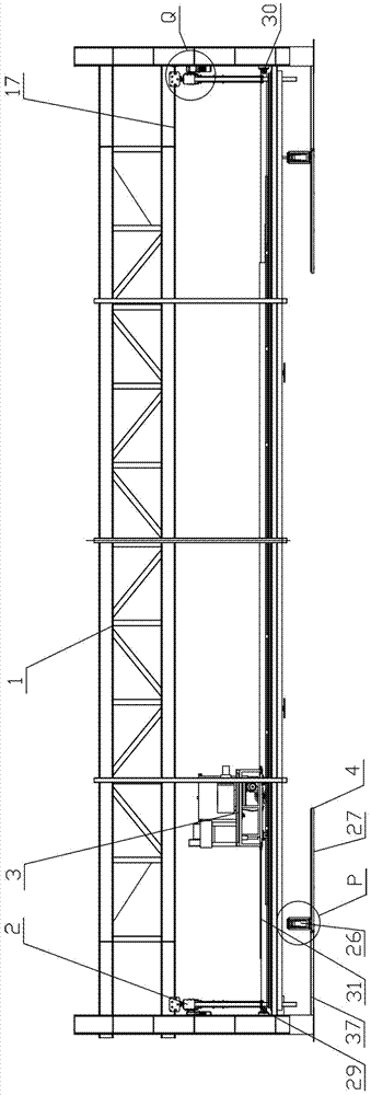 Mould cleaning device of pipe pile production line