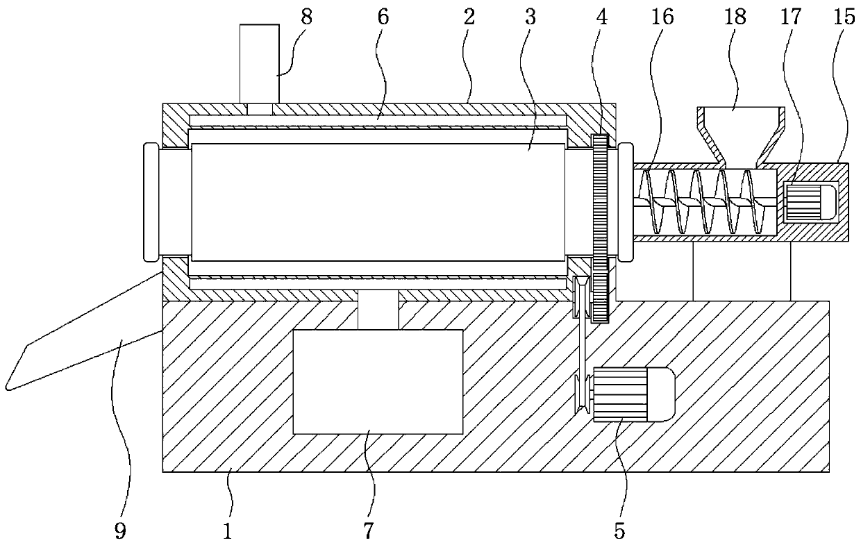 Tea leaf enzyme deactivating pot capable of timely separating tea leaves adhered to each other