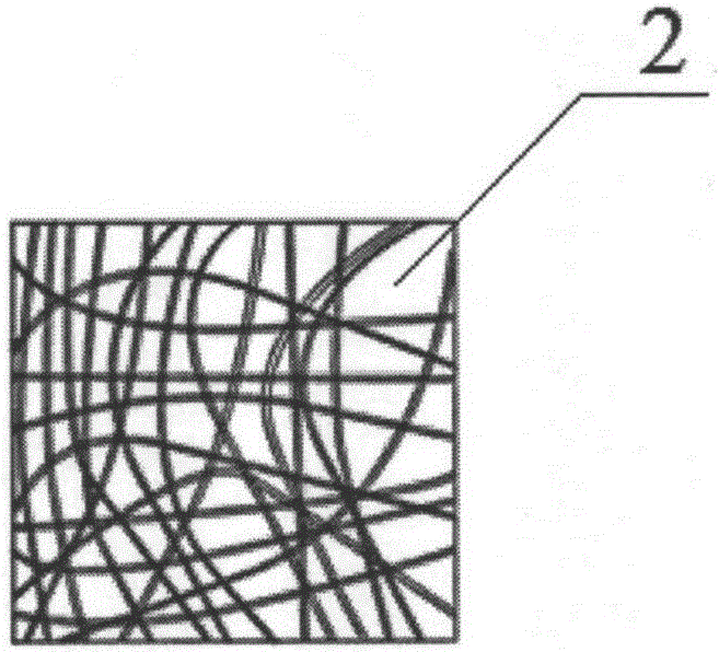 Small-caliber artificial blood vessel with three-layer composite structure, and preparation method of small-caliber artificial blood vessel