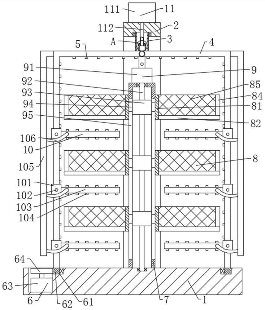 Cooling device for casting pouring