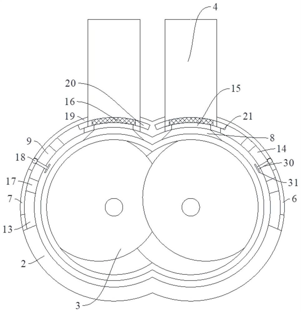 Double-screw extruder