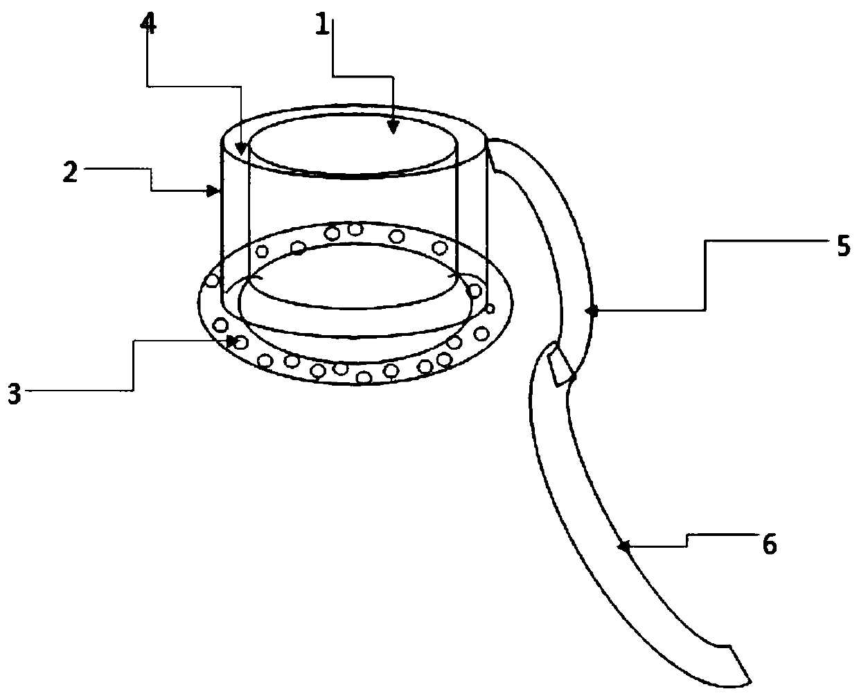 Saliva suction device for adhering embedded dental accessories