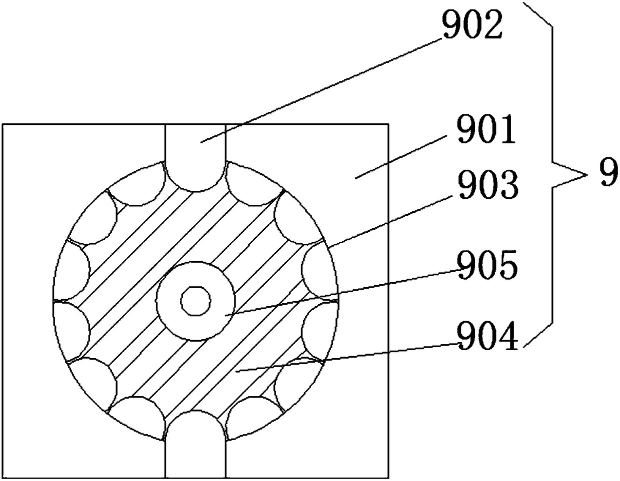 Share plough with fertilizer application device