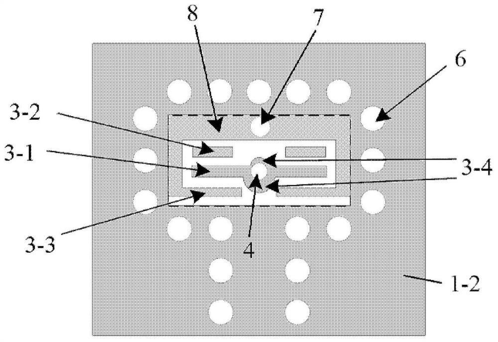 A grounded coplanar waveguide-rectangular waveguide filter transition structure