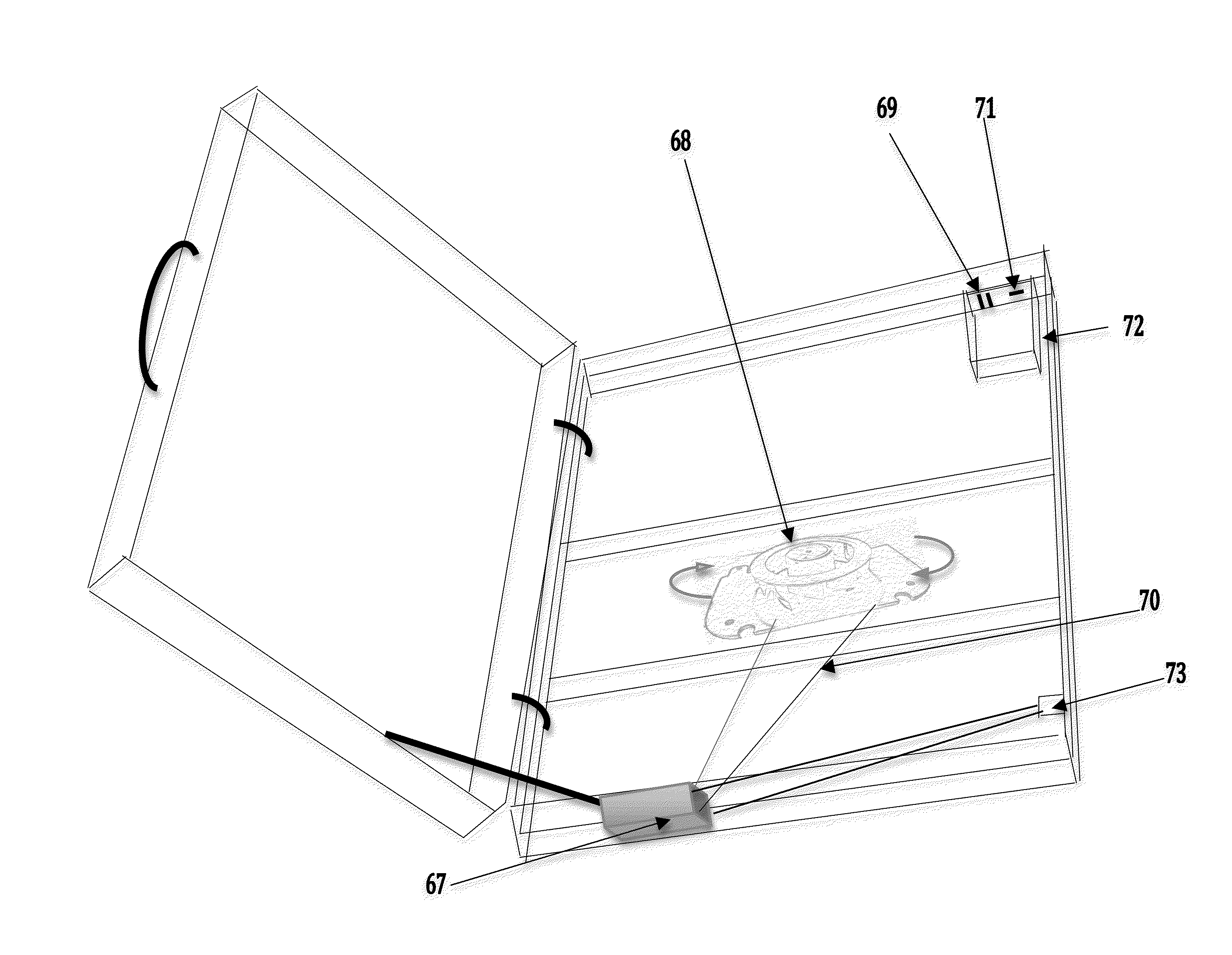 Laptop computer cooler case and charger