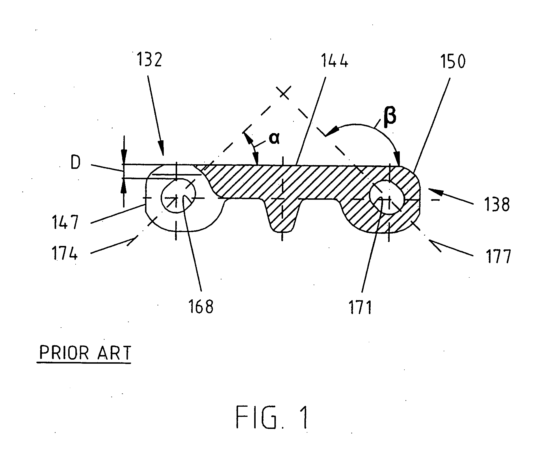 Belt module with oblong pivot hole