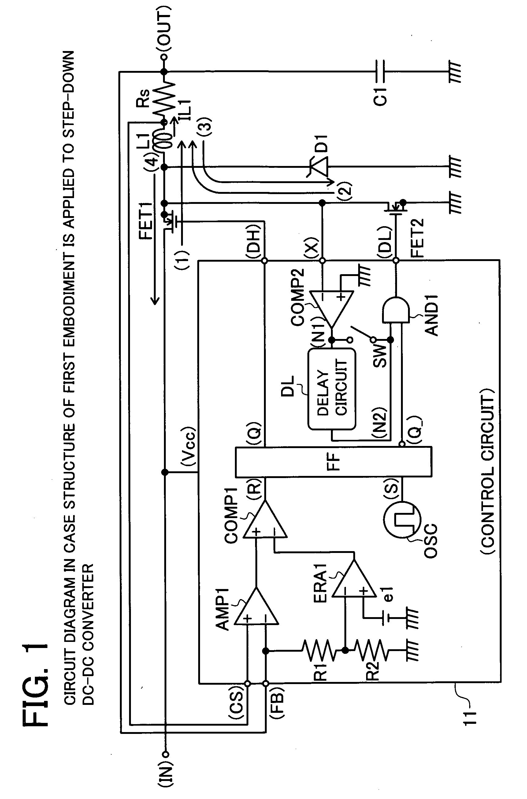 Control circuit of DC-DC converter and its control method