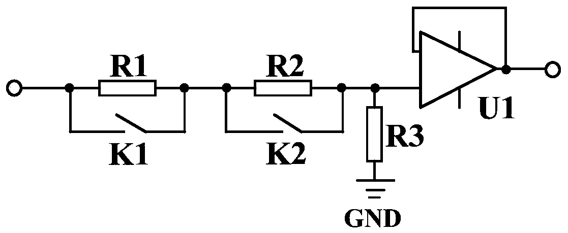 Adaptive key-phase signal preprocessing circuit and working method thereof