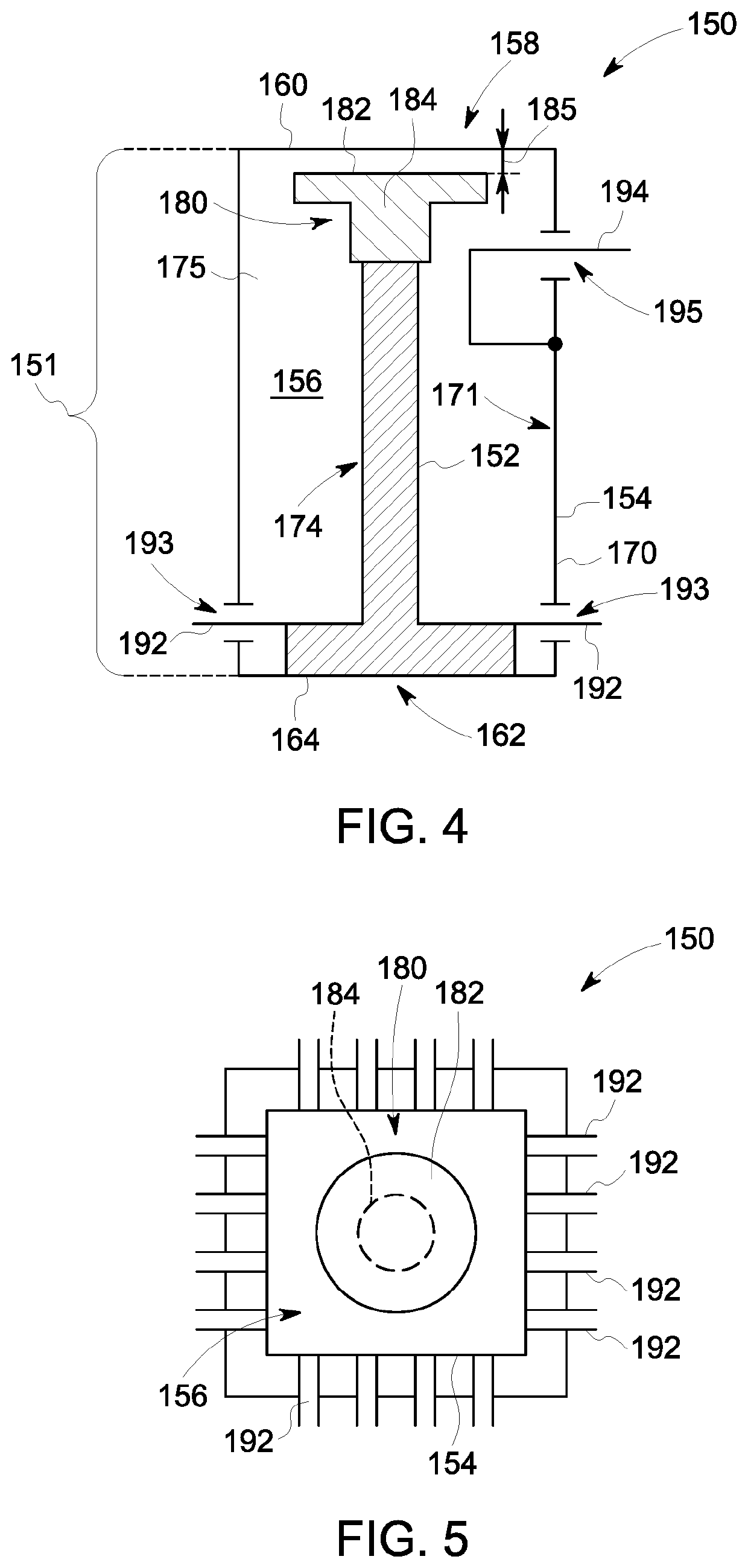 Radiofrequency power combiner or divider having a transmission line resonator