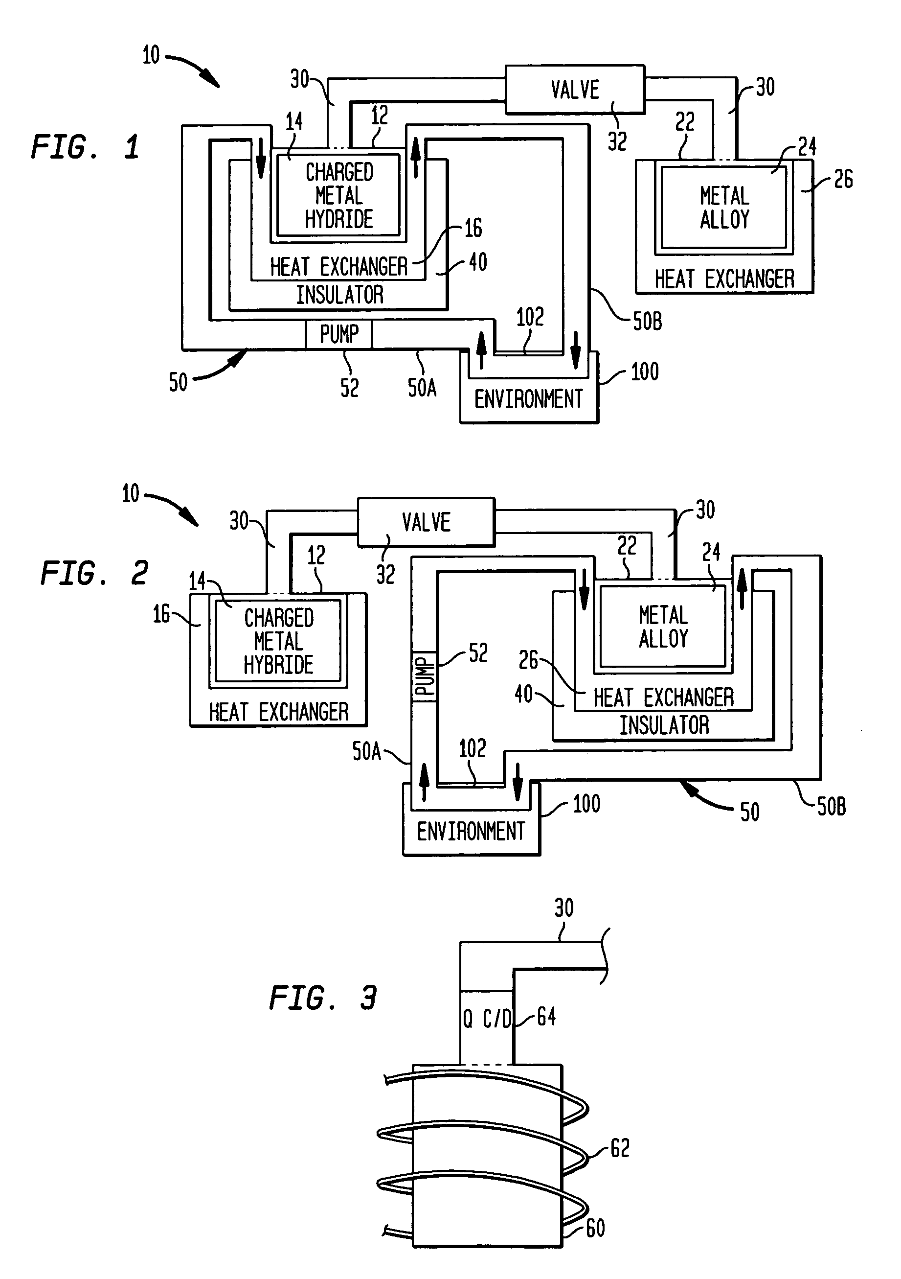 Reconfigurable hydrogen transfer heating/cooling system