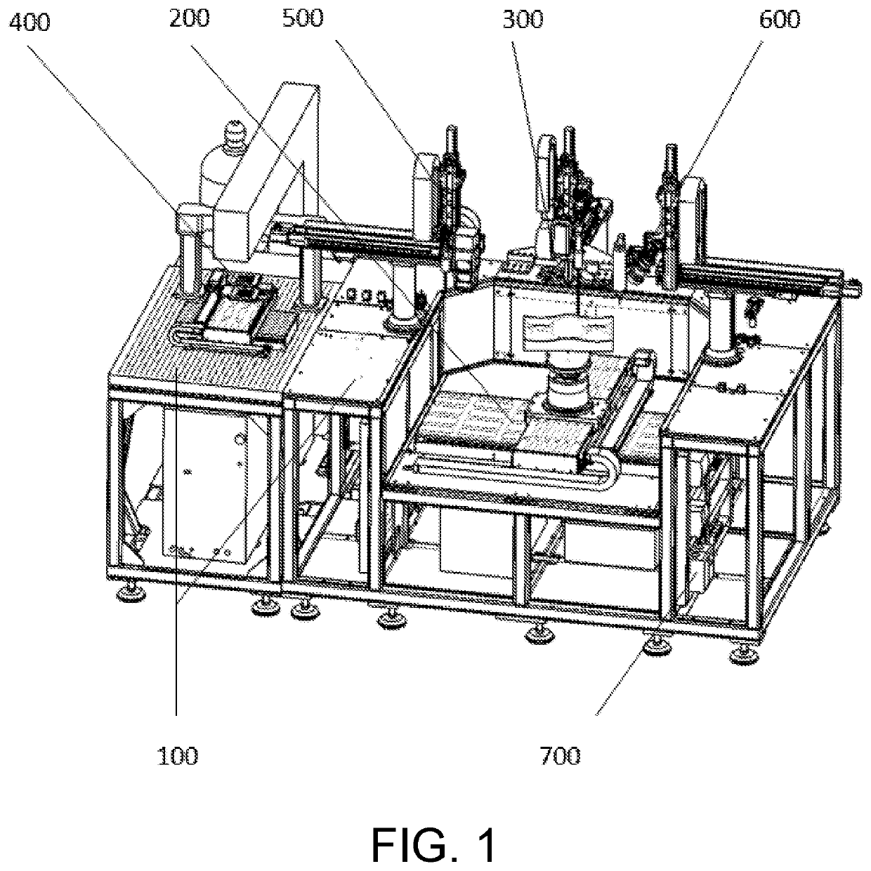 Conformal manufacturing device and method for complex curved-surface electronic system