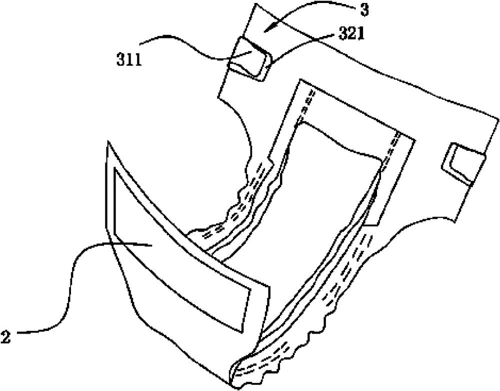 Improved adhering fastener mechanism for paper diaper