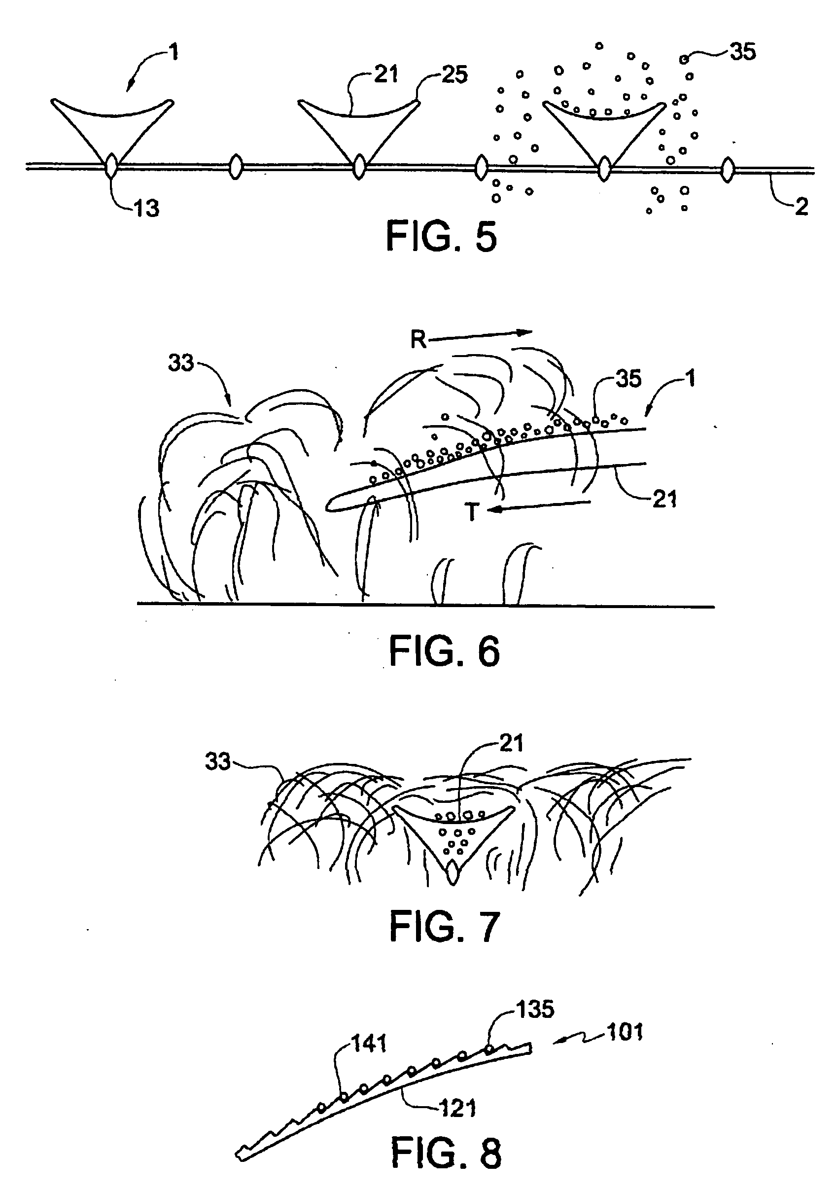 Crop lifter pans