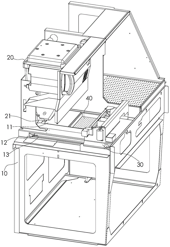 Powder printer and powder material molding method