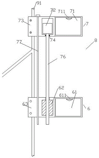 Electric iron tower maintenance equipment with functions of illuminating lamp and use method of equipment