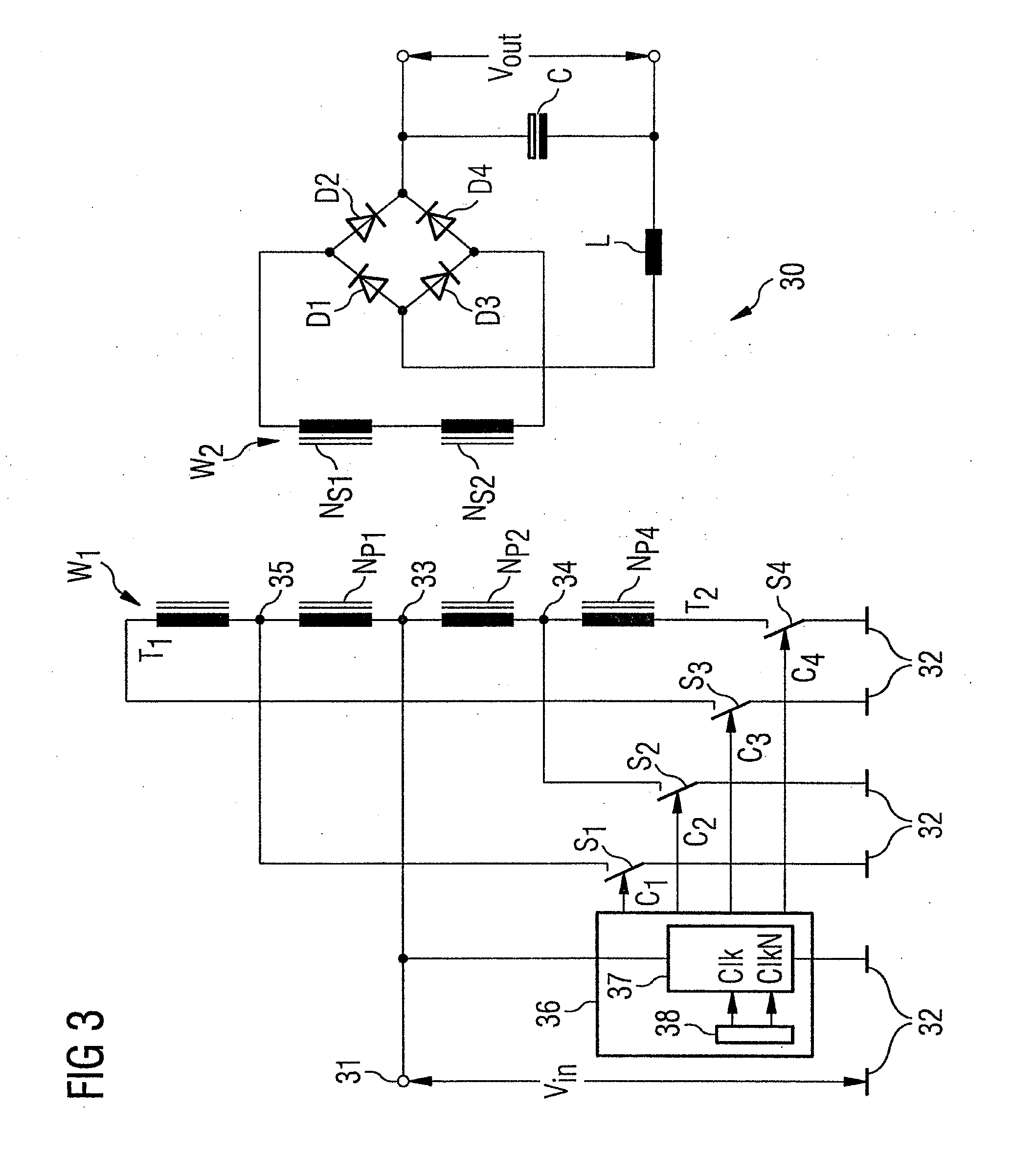 Multilevel push pull converter