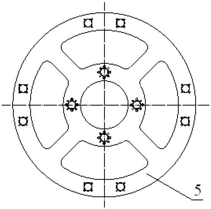 A flow distribution device for the lower chamber of a nuclear reactor