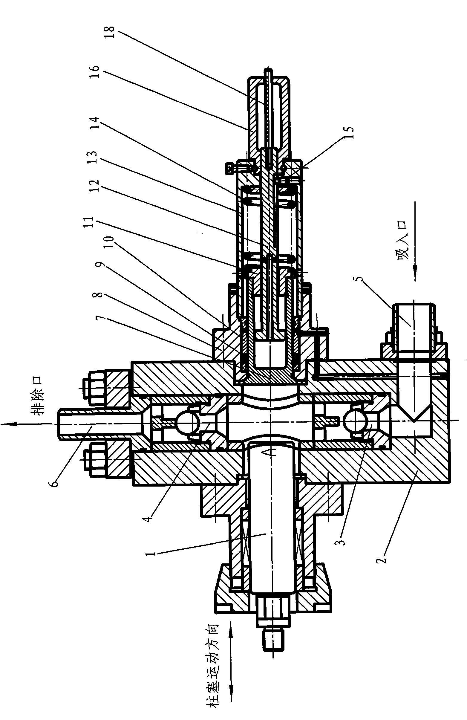 Plunger reciprocating pump