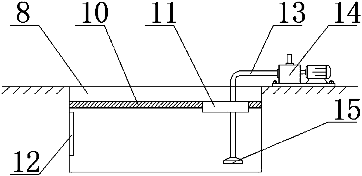 Anti-blocking guided drainage device for bridge drainage