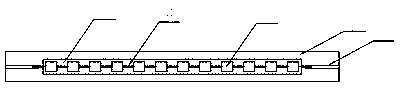 Method for manufacturing illuminant on transparent sapphire heat conductive plate