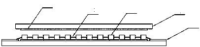 Method for manufacturing illuminant on transparent sapphire heat conductive plate