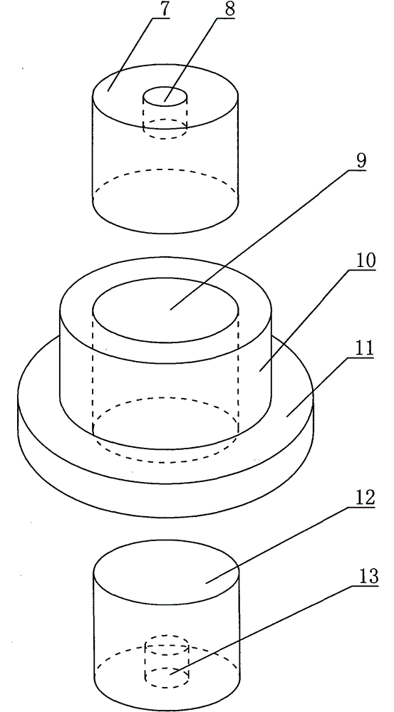 Desiccant, drying device, desiccant pressing mold and its production process