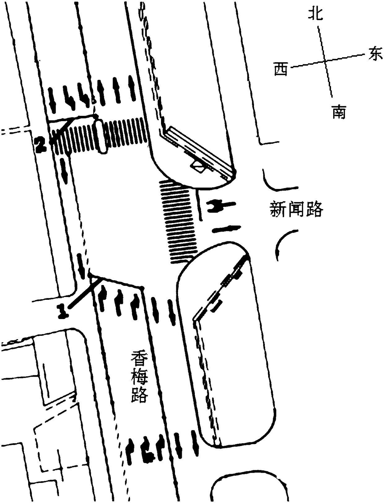 T-shaped cross road section and transportation method thereof