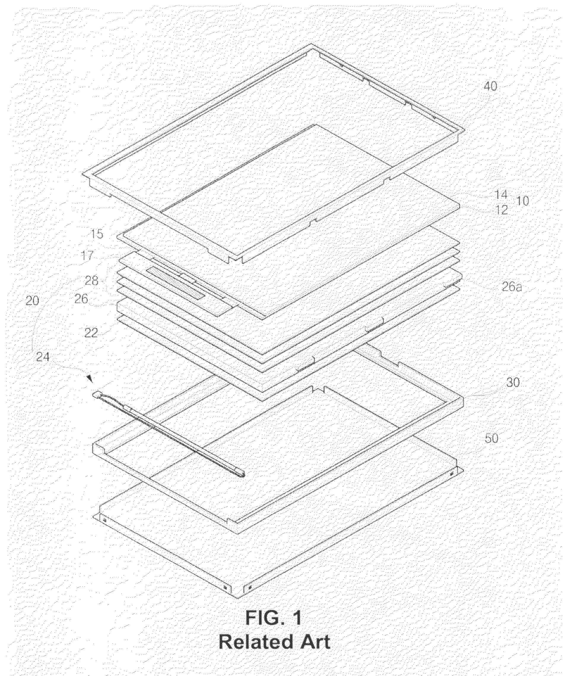 Liquid crystal display module including light-blocking tape