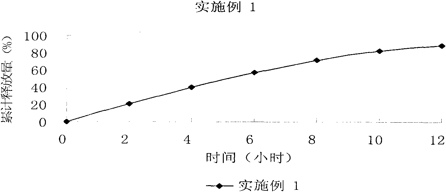 Bezafibrate sustained release tablet and preparation method thereof