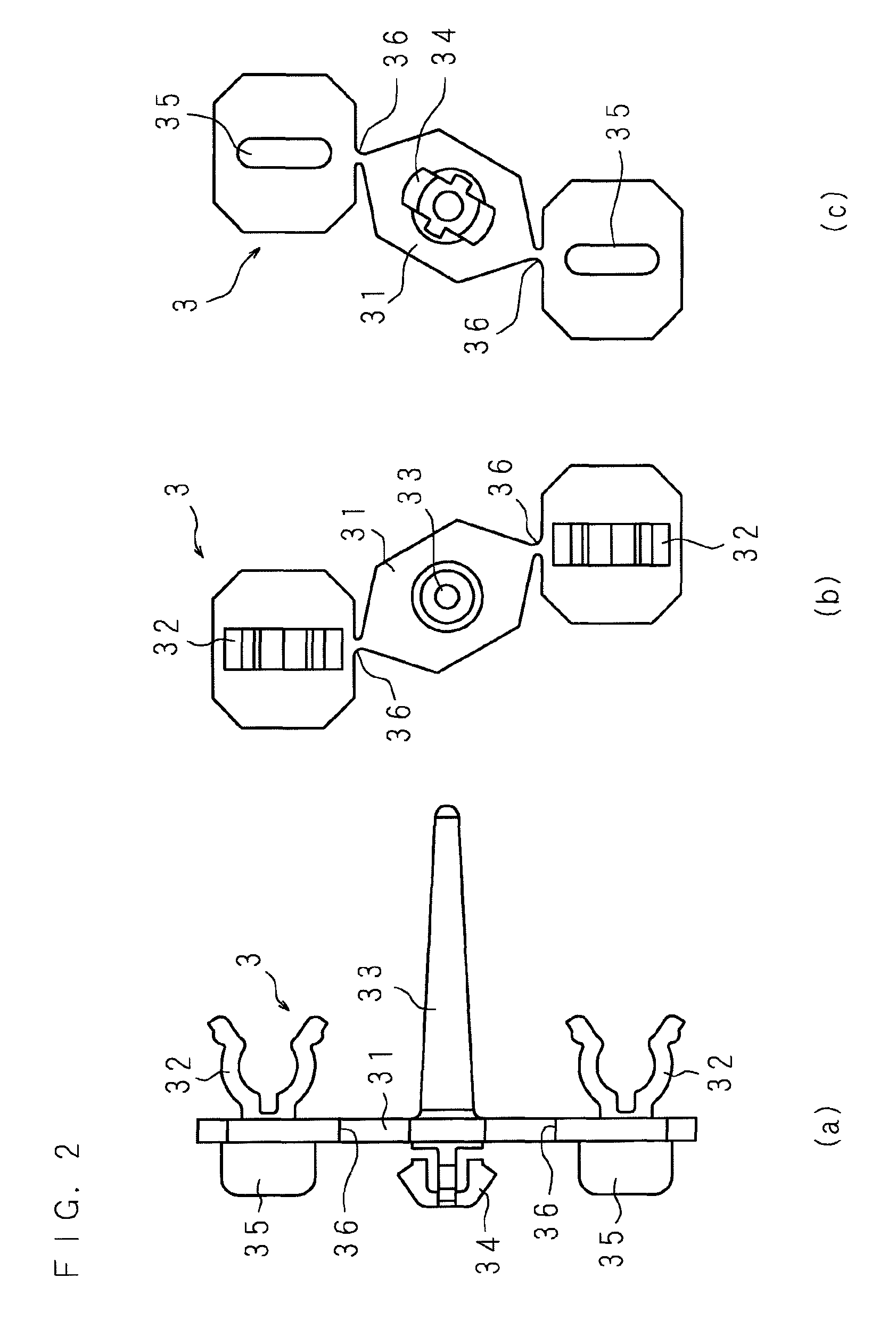 Clip and illuminant device