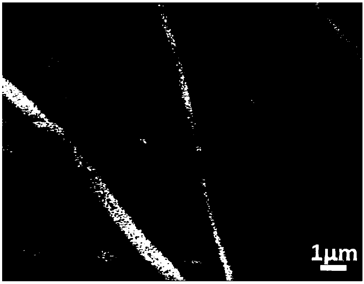 Electrostatic spinning based pure-phase erbium titanate nanomaterial preparation method and application