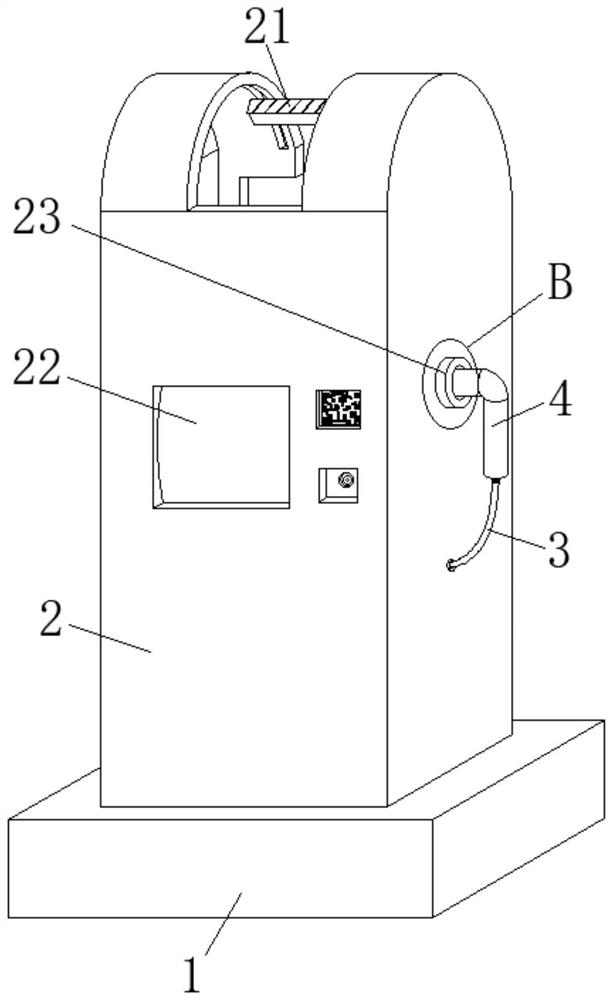 A multifunctional and safe charging pile for new energy vehicles