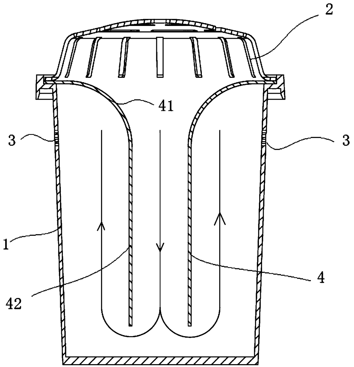 Filter core and filtering kettle