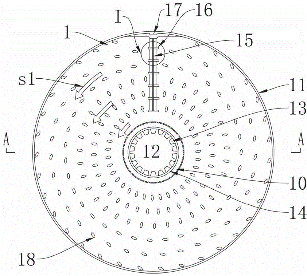 Supporting flow guide plate and separation filtering membrane column device