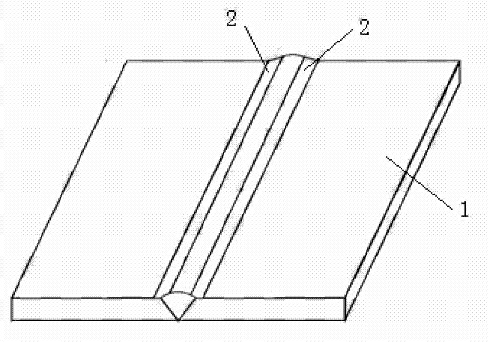 Method of improving fatigue strength of aluminum alloy welding joint