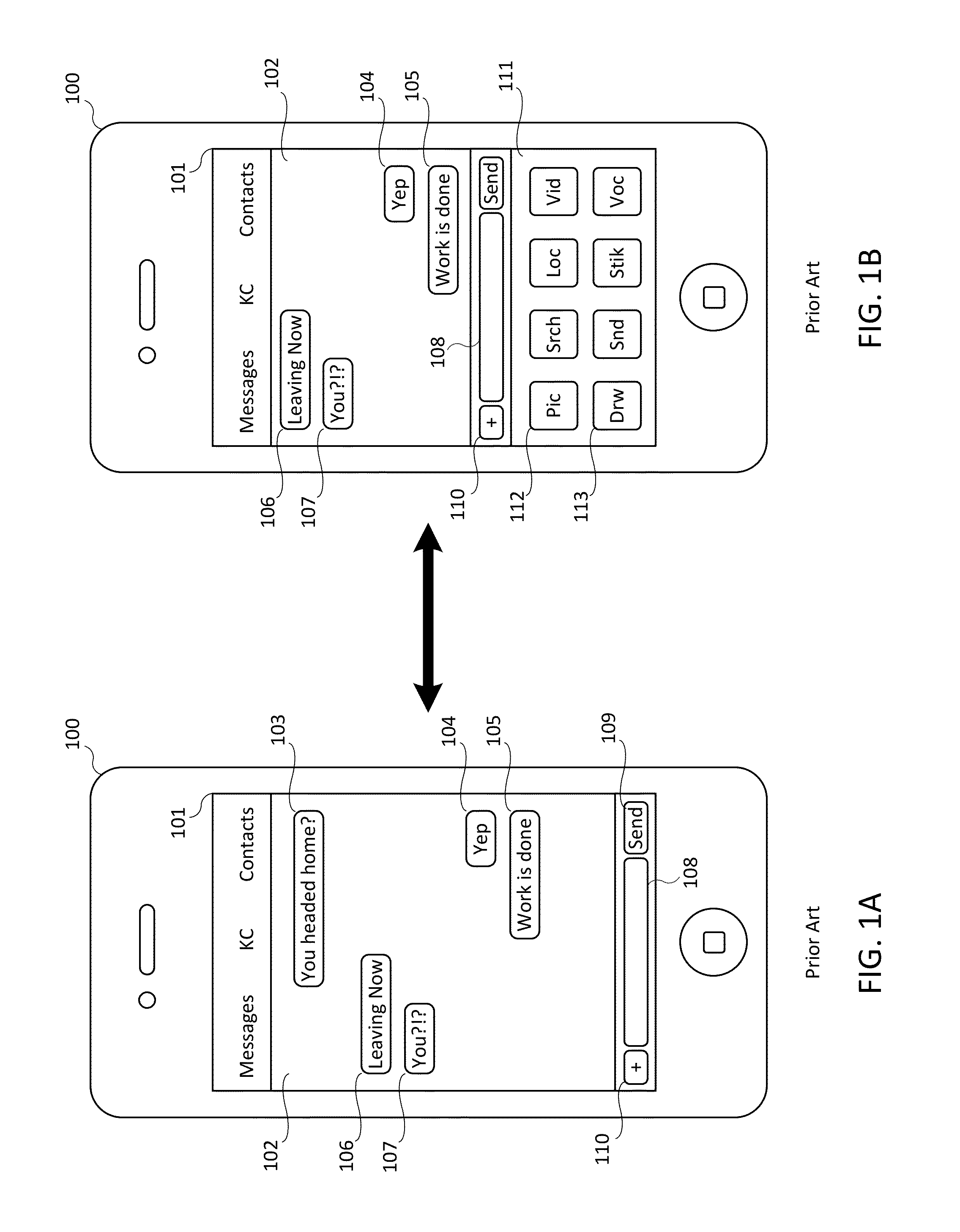 Messaging with drawn graphic input